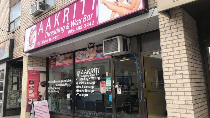 Aakriti Threading & Wax Bar, beauty salon at 1071 Bloor Street West in Old Toronto, Toronto