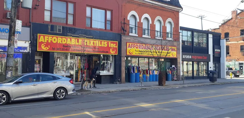 Affordable Textiles, fabric and textiles at 529-531 Queen Street West in Old Toronto, Toronto