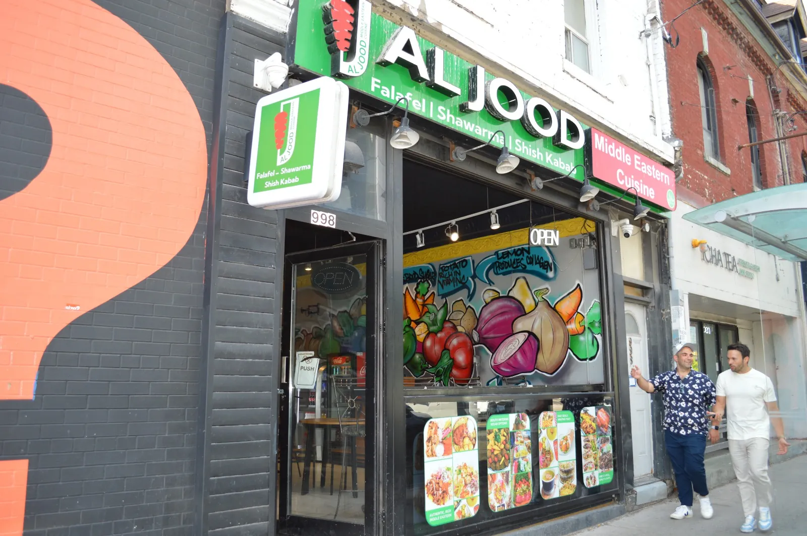 Al Jood Middle Eastern Cuisine, middle eastern kitchen at 998 Queen Street West in Old Toronto, Toronto