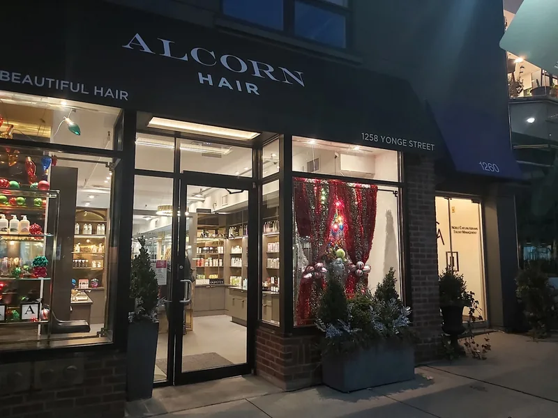 Alcorn Hair, hair salon at 1258 Yonge Street in Old Toronto, Toronto