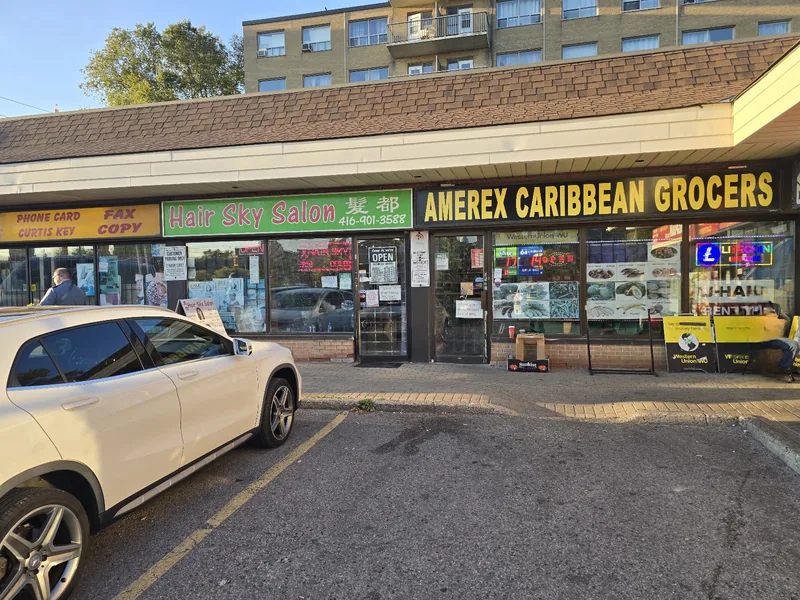 Amerex Caribbean market, grocery shop at 707 Kennedy Road in Scarborough, Toronto