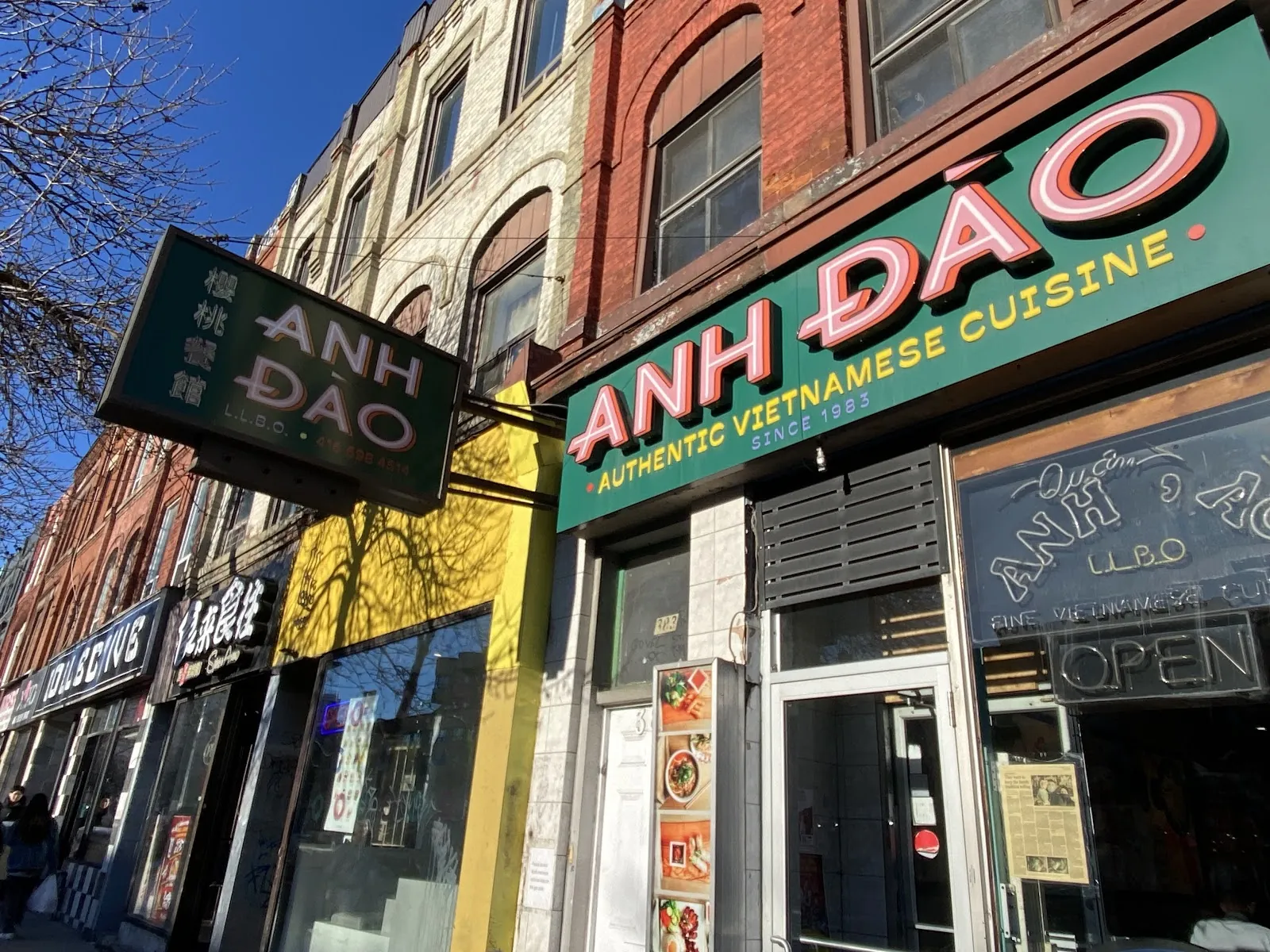 Anh Dao Restaurant, vietnamese kitchen at 383 Spadina Avenue in Old Toronto, Toronto