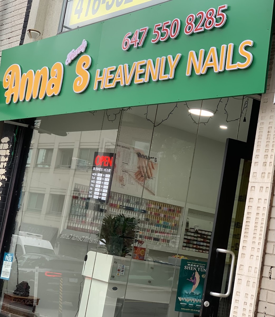 Anna's Heavenly Nails, beauty salon at 1278 Yonge Street in Old Toronto, Toronto