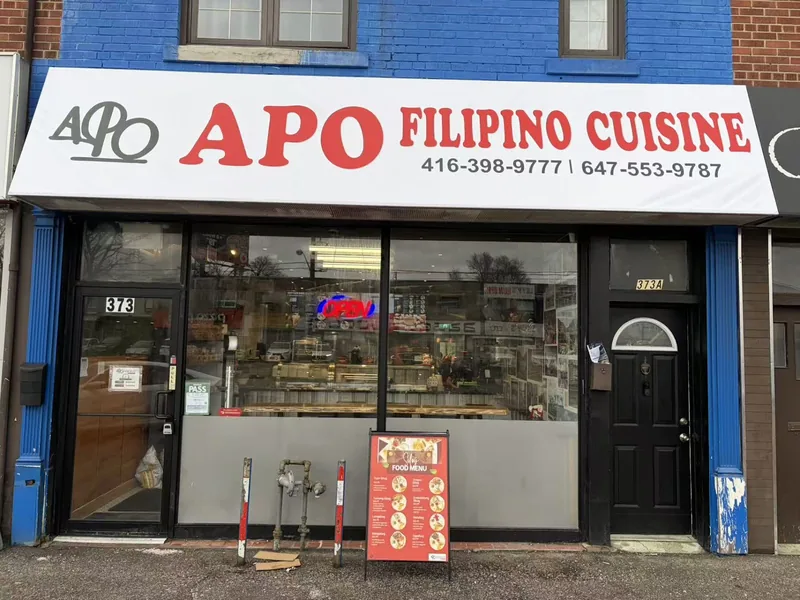 APO Filipino Cuisine, filipino kitchen at 373 Wilson Avenue in North York, Toronto