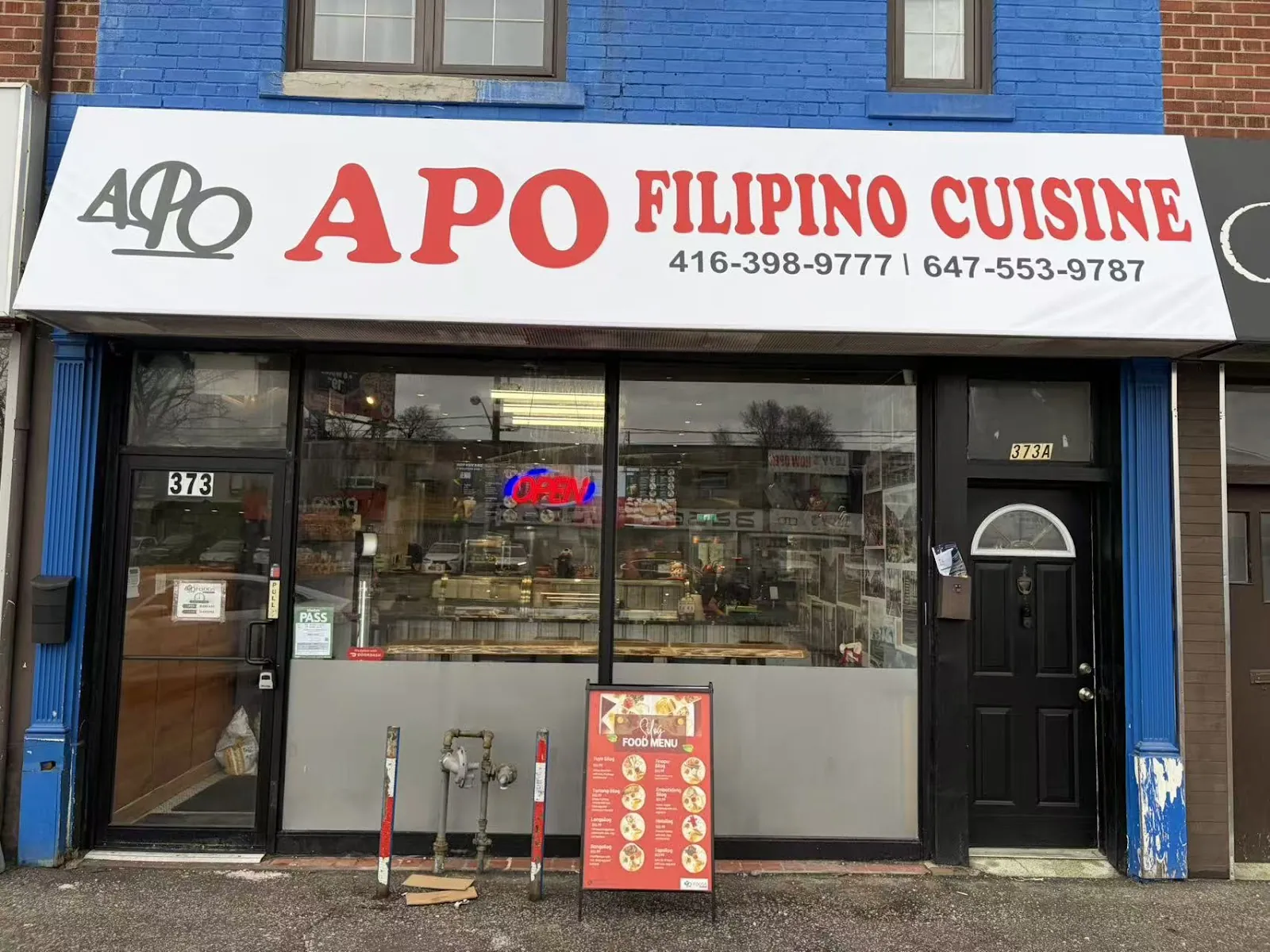 APO Filipino Cuisine, filipino kitchen at 373 Wilson Avenue in North York, Toronto