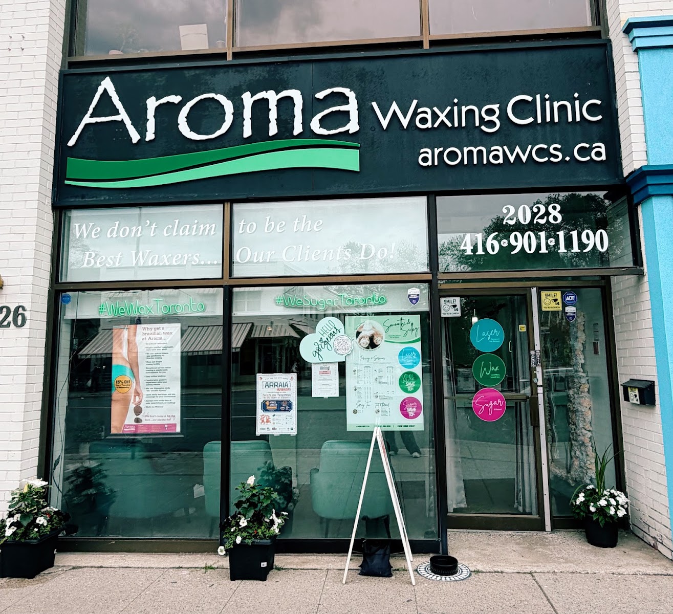 Aroma Waxing Clinic, beauty salon at 2028 Yonge Street in North York, Toronto