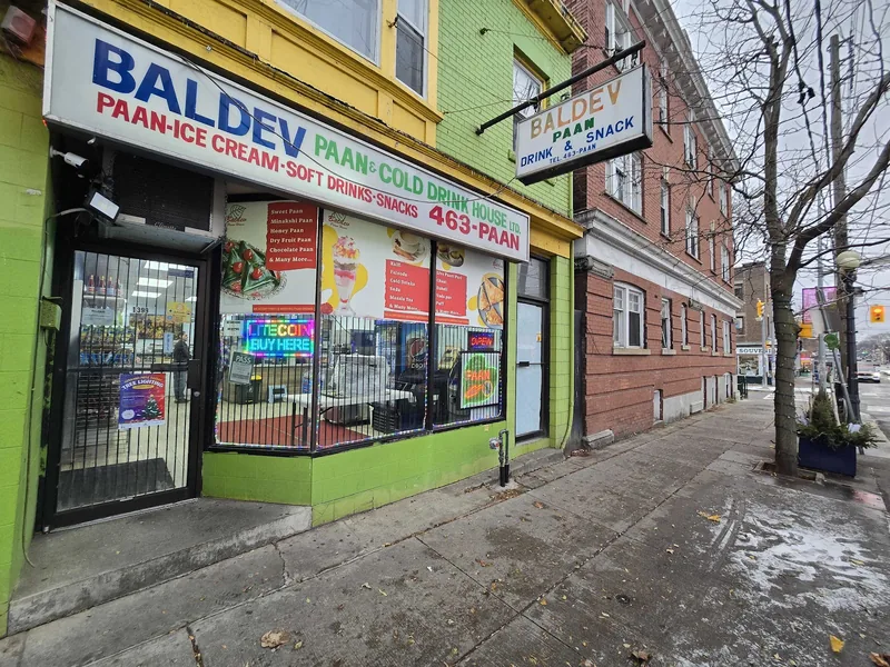 Baldev Paan and Cold Drink House, indian kitchen at 1399 Gerrard Street East in Old Toronto, Toronto