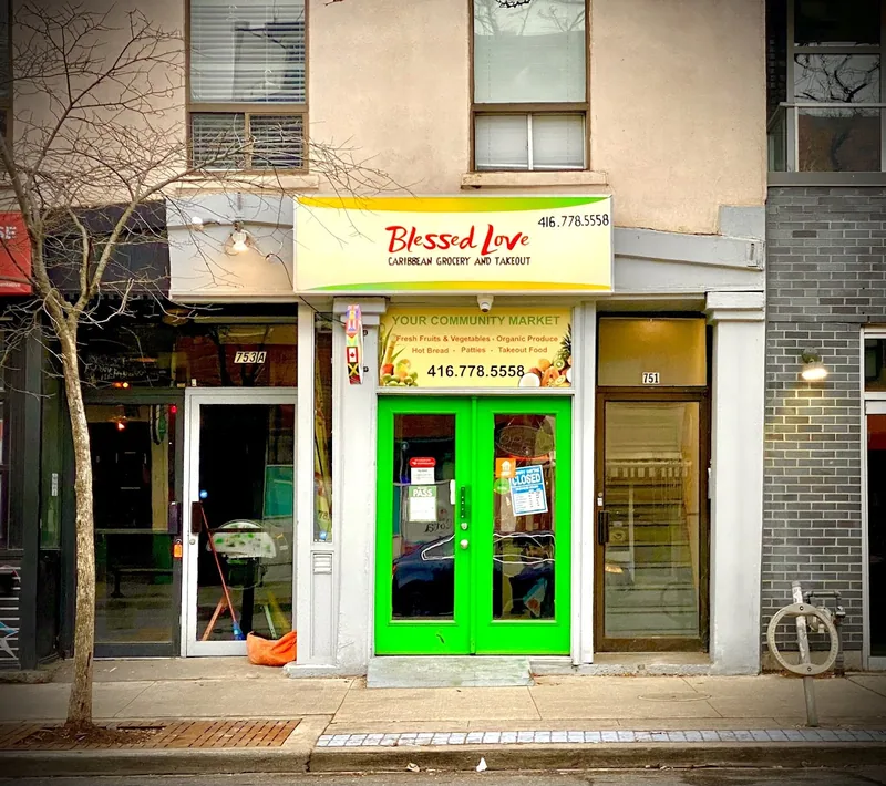Blessed Love, caribbean kitchen at 753A Queen Street East in Old Toronto, Toronto