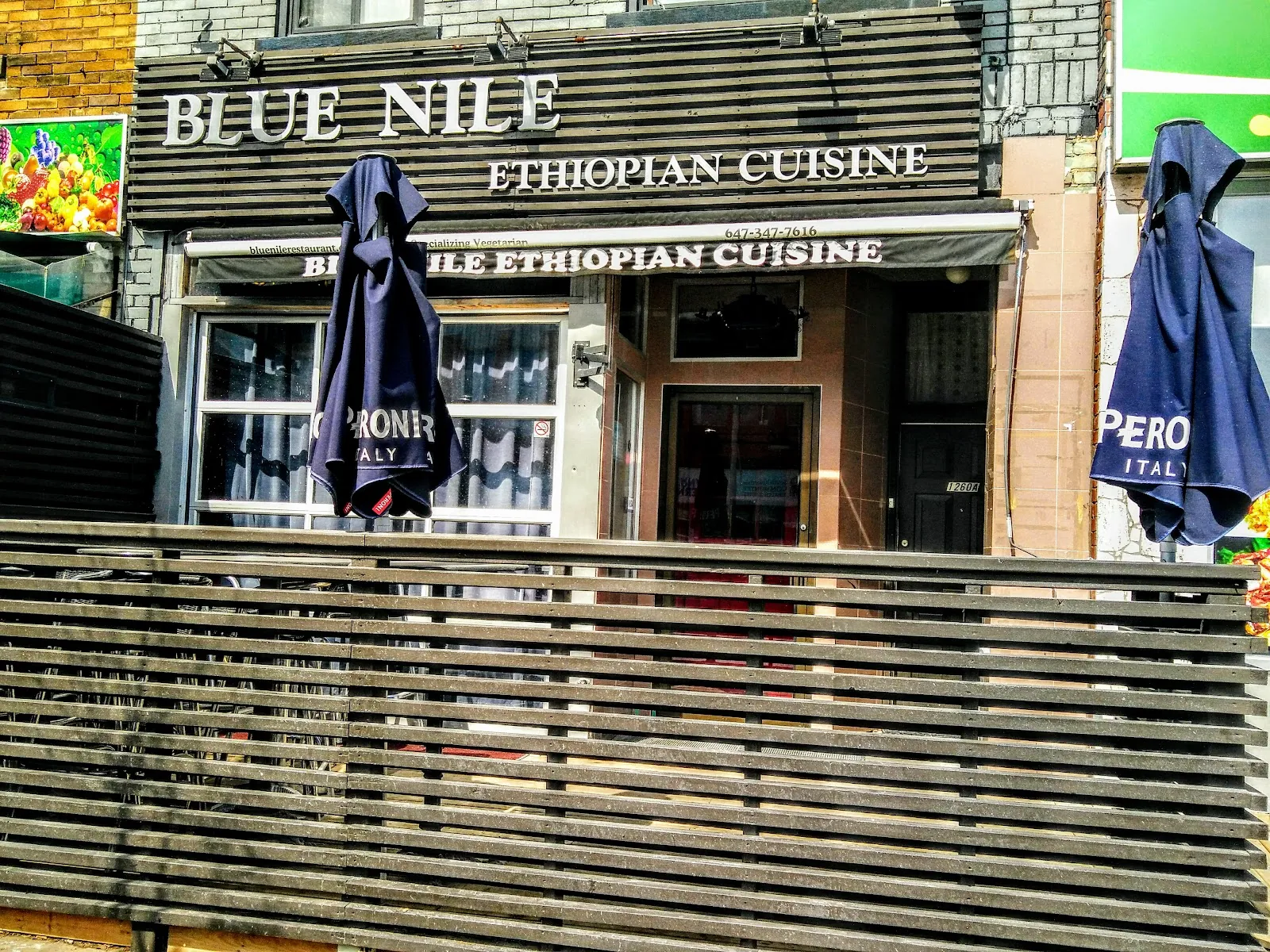 Blue Nile Restaurant, african kitchen at 1260 Danforth Avenue in East York, Toronto