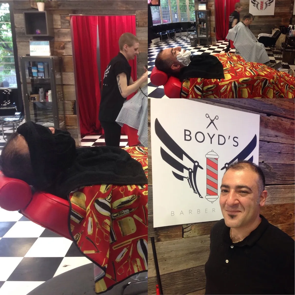 Boyd's barber shop, hair salon at 5 Carlton Street in Old Toronto, Toronto