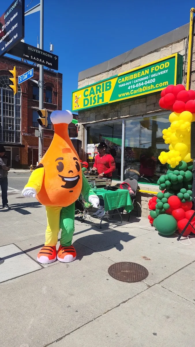 Carib Dish, caribbean kitchen at 1828 Saint Clair Avenue West in York, Toronto
