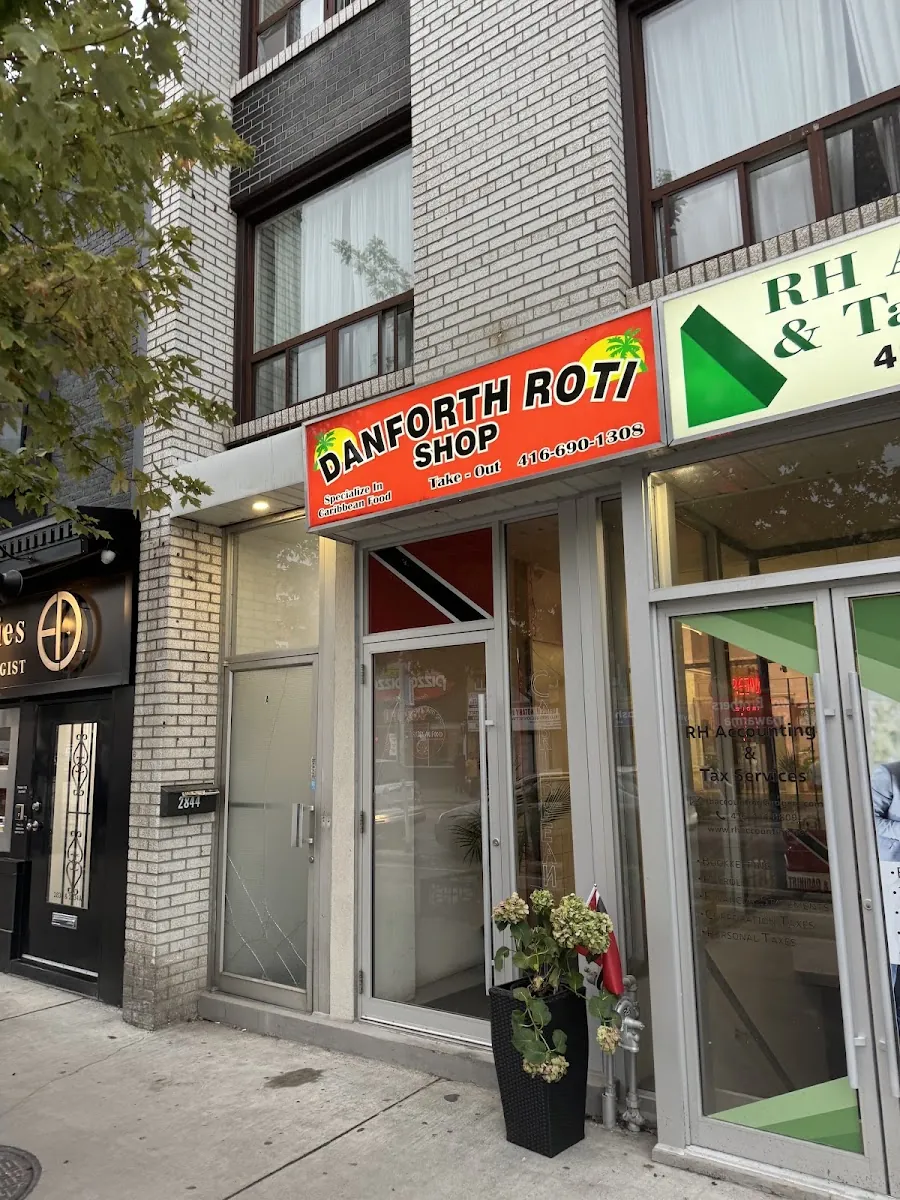 Danforth Roti Shop, caribbean kitchen at 2844 Danforth Avenue in East York, Toronto