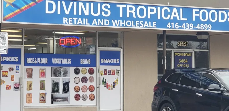 Divinus Tropical Foods, grocery shop at 3462 Kingston Road in Scarborough, Toronto