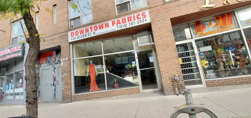 Downtown Fabrics, fabric and textiles at 436 Queen Street West in Old Toronto, Toronto
