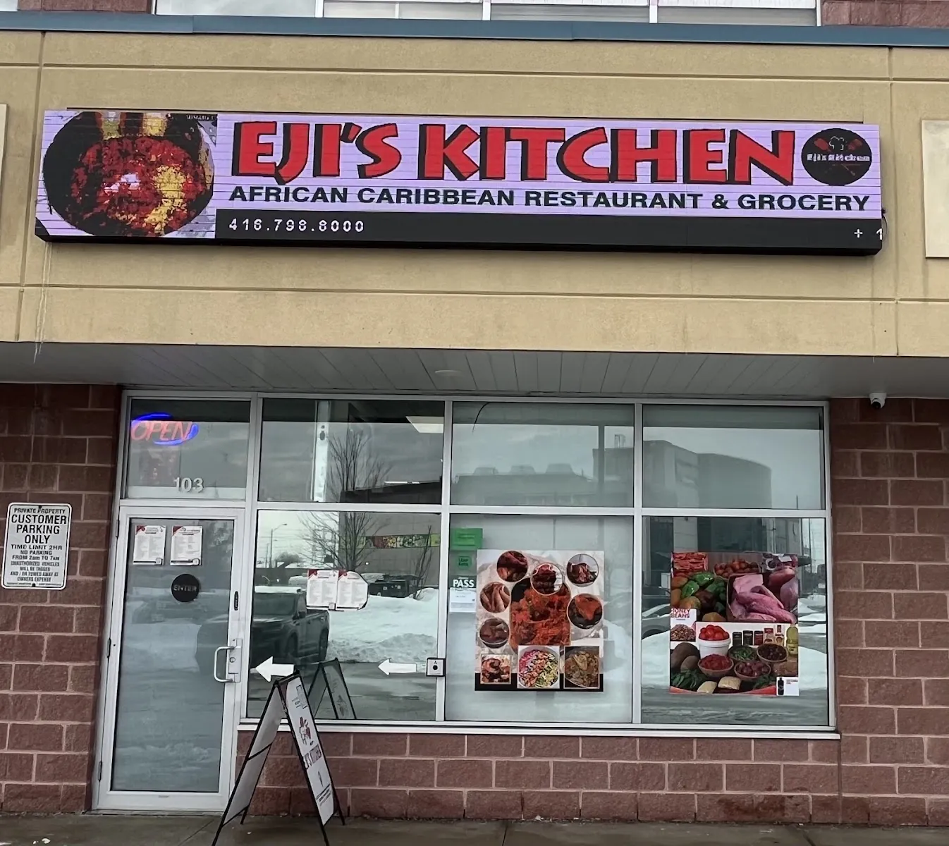 Ejis Kitchen, african kitchen at 19 Woodbine Downs Boulevard in Etobicoke, Toronto