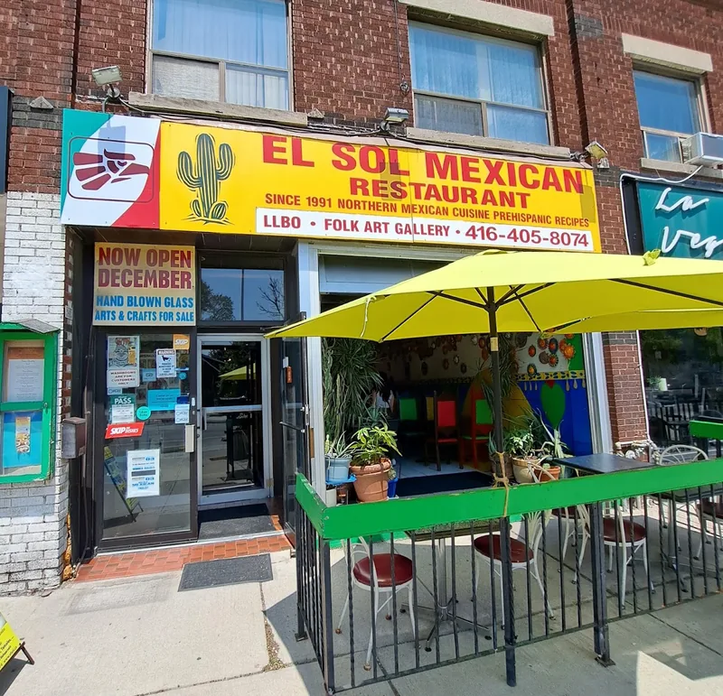 El Sol, mexican kitchen at 1448 Danforth Avenue in East York, Toronto