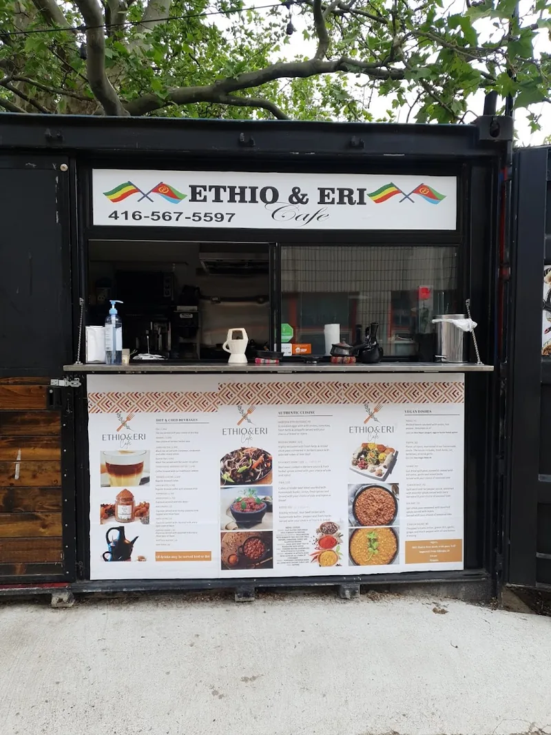 Ethio & Eri Cafe, african kitchen at 707 Dundas Street West in Old Toronto, Toronto