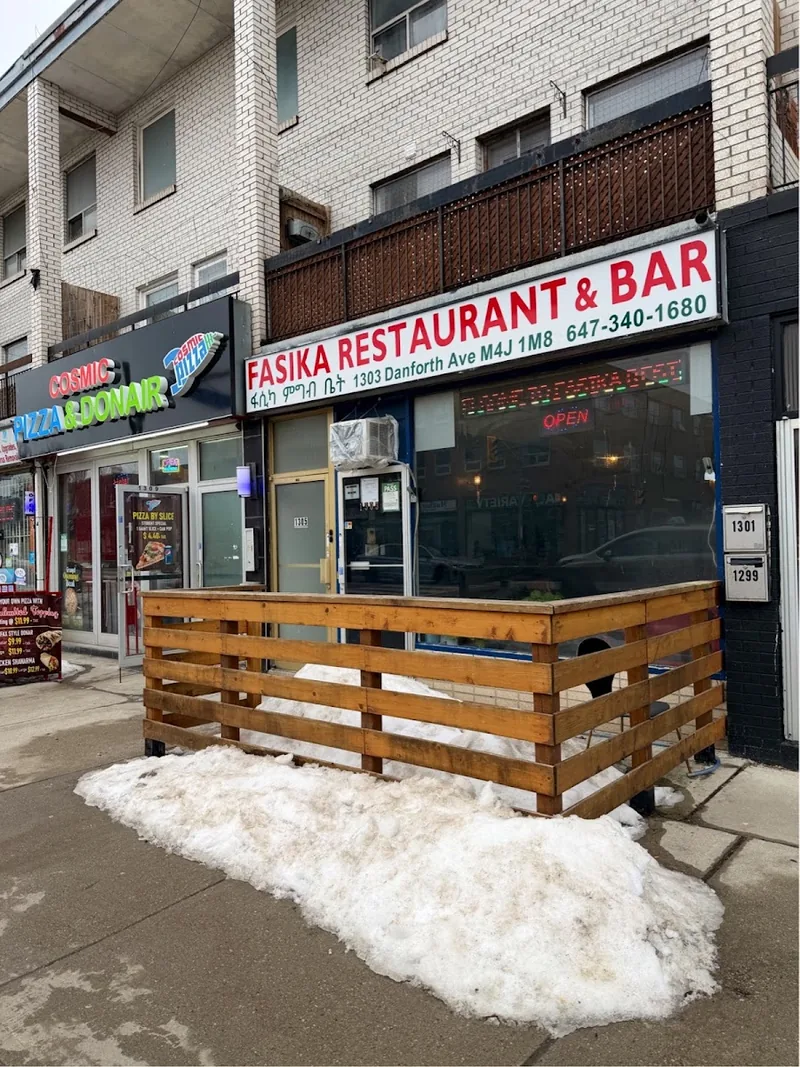 Fasika Restaurant & Bar, african kitchen at 1303 Danforth Avenue in East York, Toronto