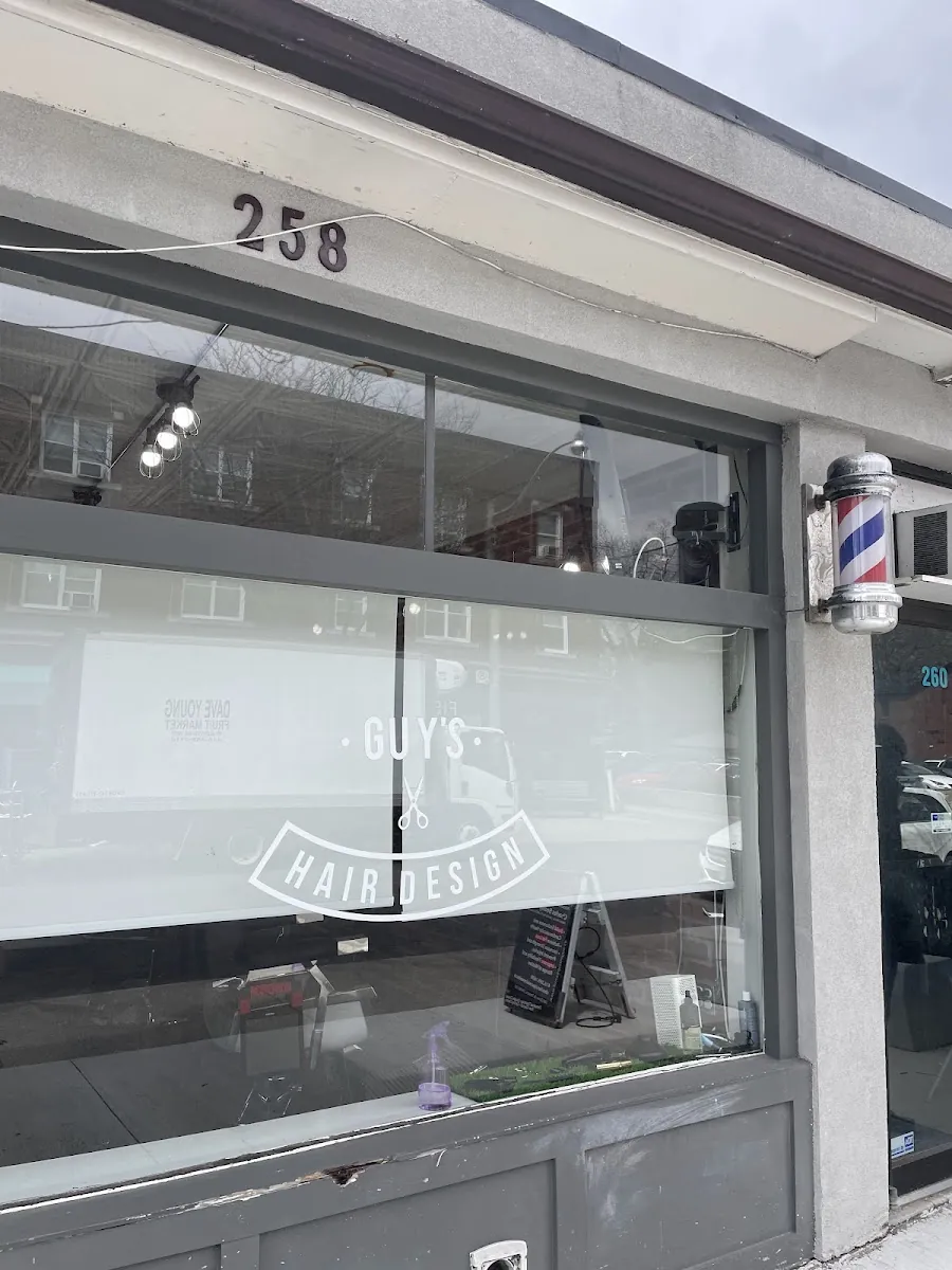 Guy's Hair Design, hair salon at 258 Durie Street in Old Toronto, Toronto