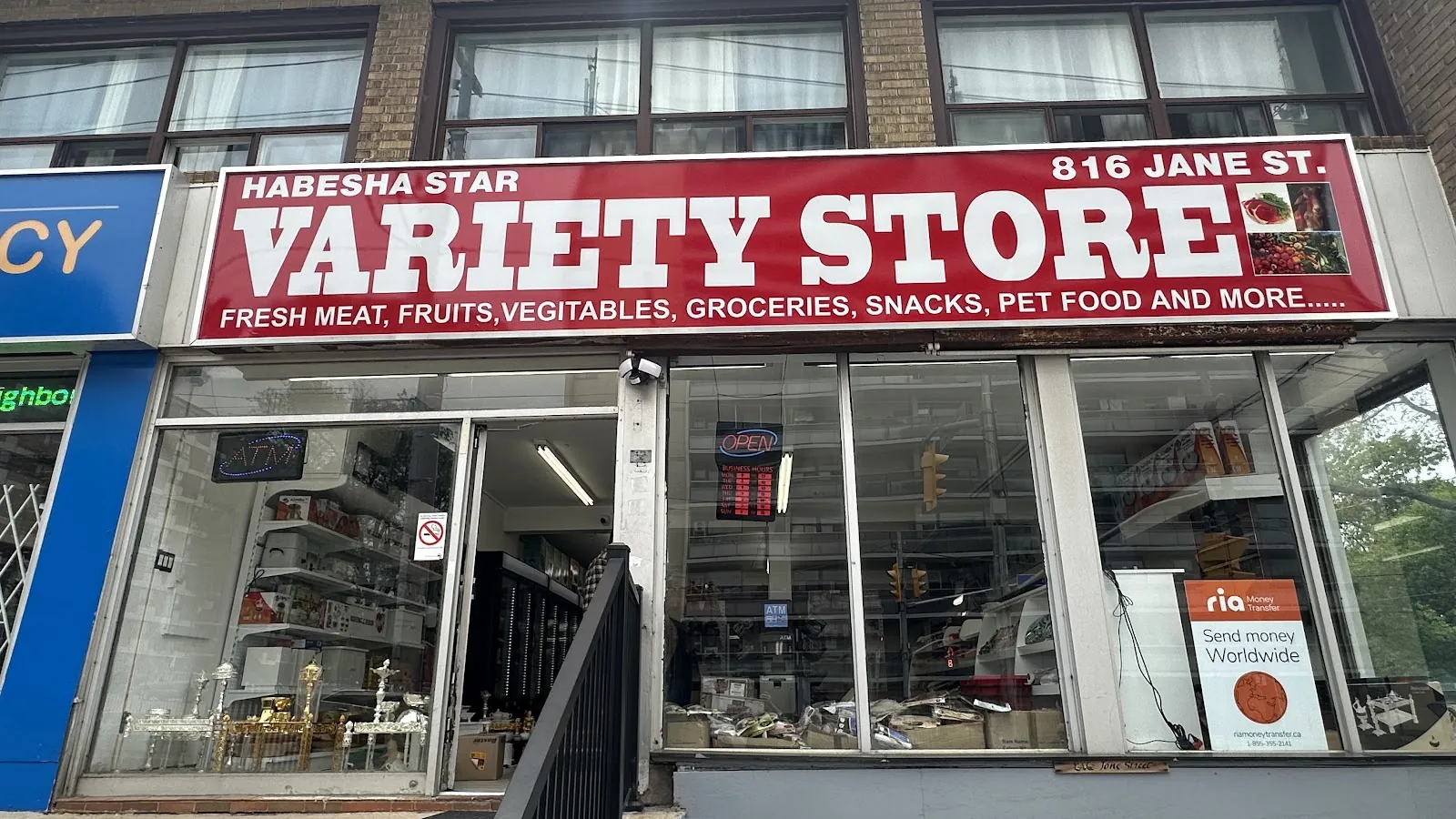 Habesha Star Variety, grocery shop at 816 Jane Street in York, Toronto