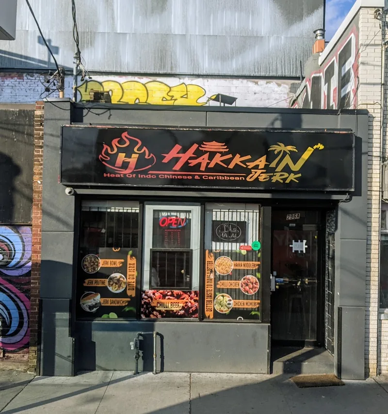 Hakka N' Jerk, caribbean kitchen at 296-A Gerrard Street East in Old Toronto, Toronto