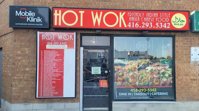 Hot Wok Restaurant, chinese kitchen at 7 Progress Avenue in Scarborough, Toronto