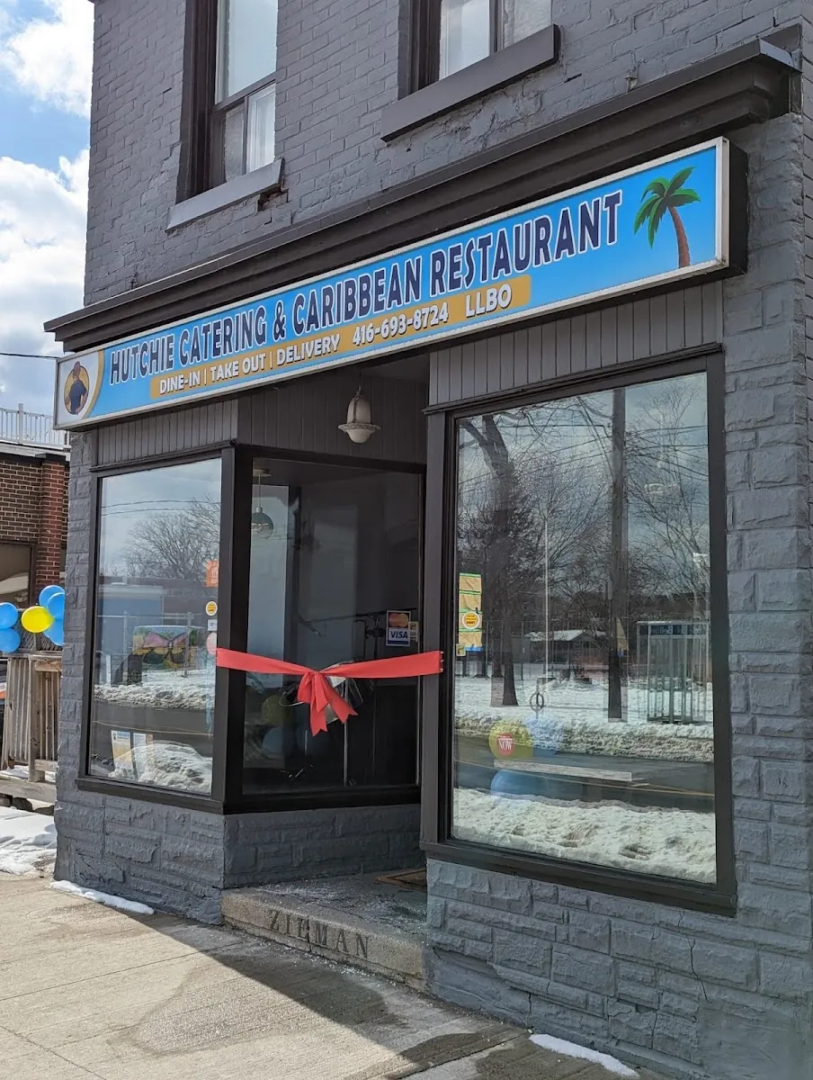 Hutchie Catering & Caribbean Restaurant, caribbean kitchen at 146 Main Street in Old Toronto, Toronto