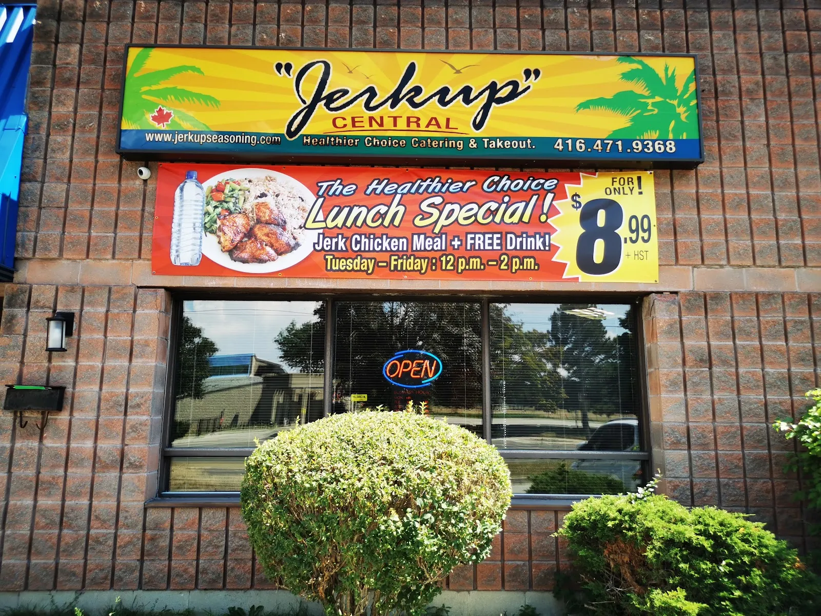 Jerk Up Central Inc., caribbean kitchen at 2201 Brimley Road in Scarborough, Toronto