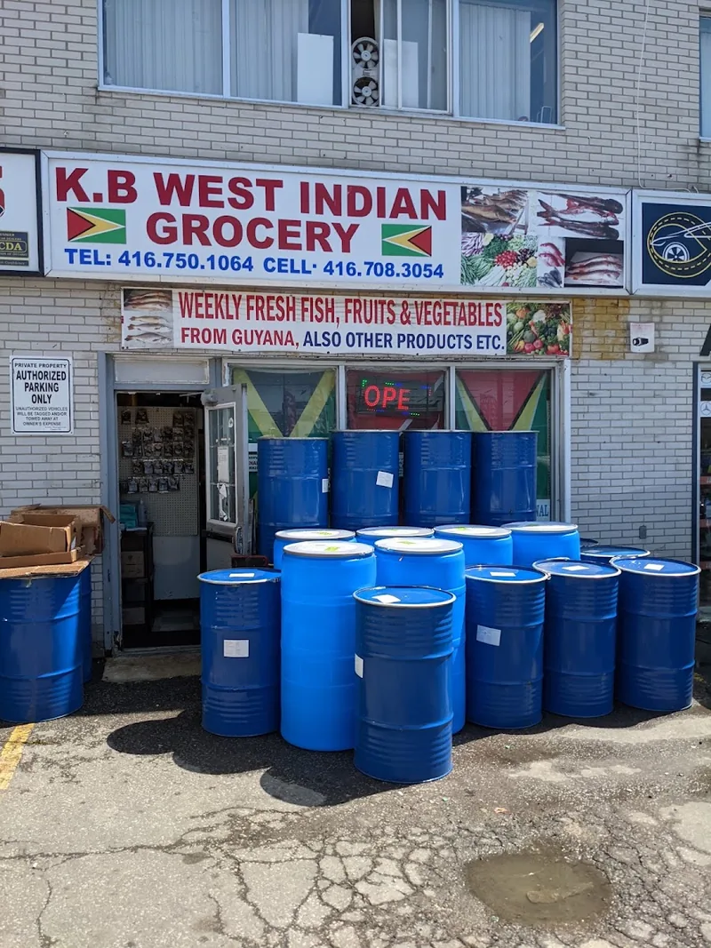 K.B Import & Export West Indian Grocery Store, grocery shop at 2655 Lawrence Avenue East in Scarborough, Toronto