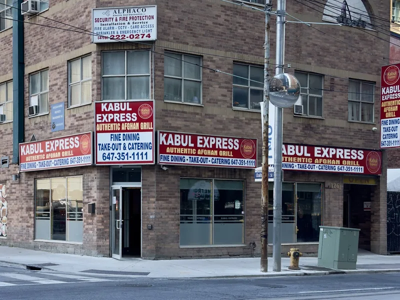 Kabul Express, middle eastern kitchen at 126 Dundas Street East in Old Toronto, Toronto