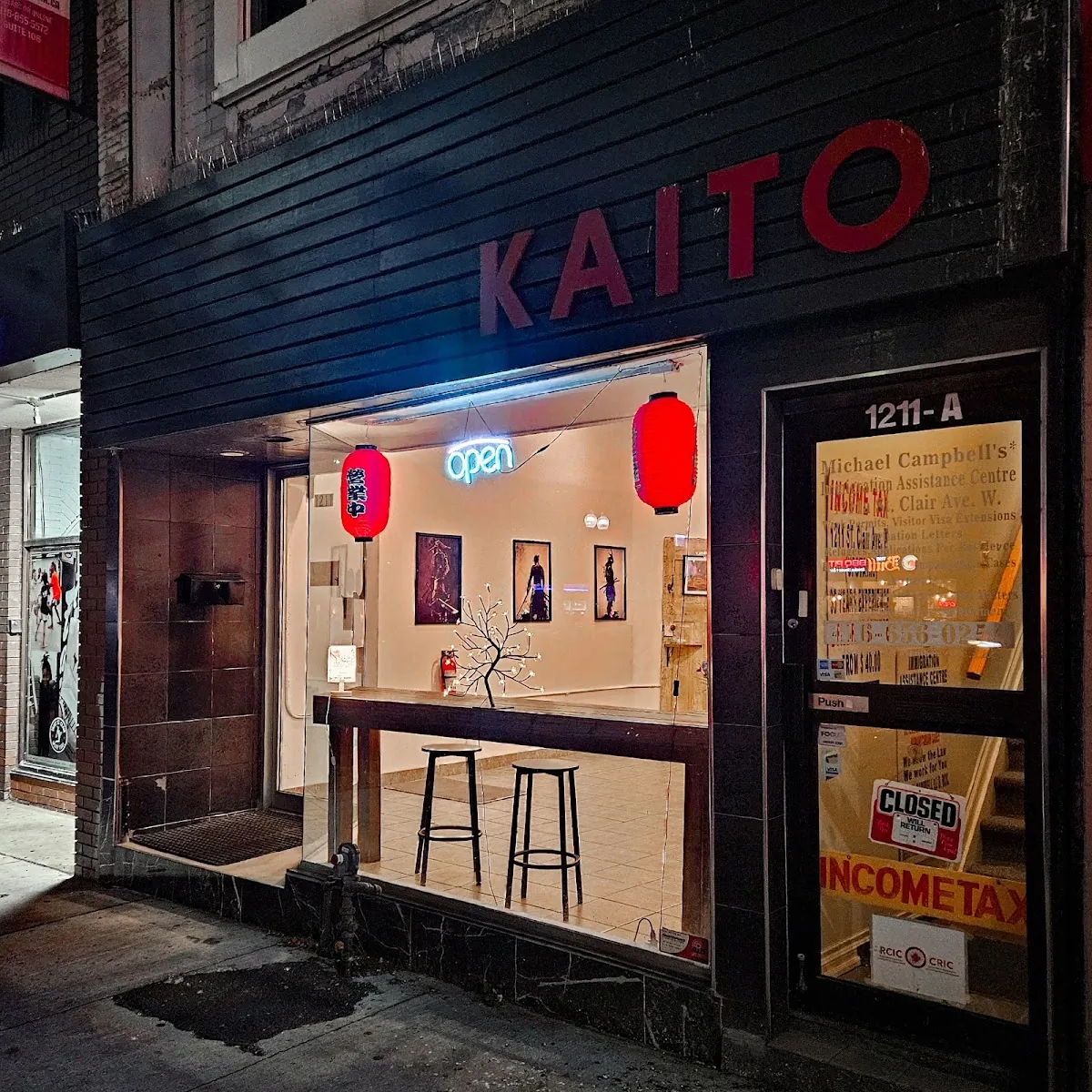 Kaito Sushi Omakase, japanese kitchen at 1211 Saint Clair Avenue West in York, Toronto