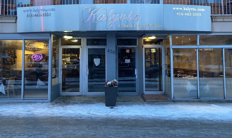 Kalyvia, greek kitchen at 420 Danforth Avenue in Old Toronto, Toronto