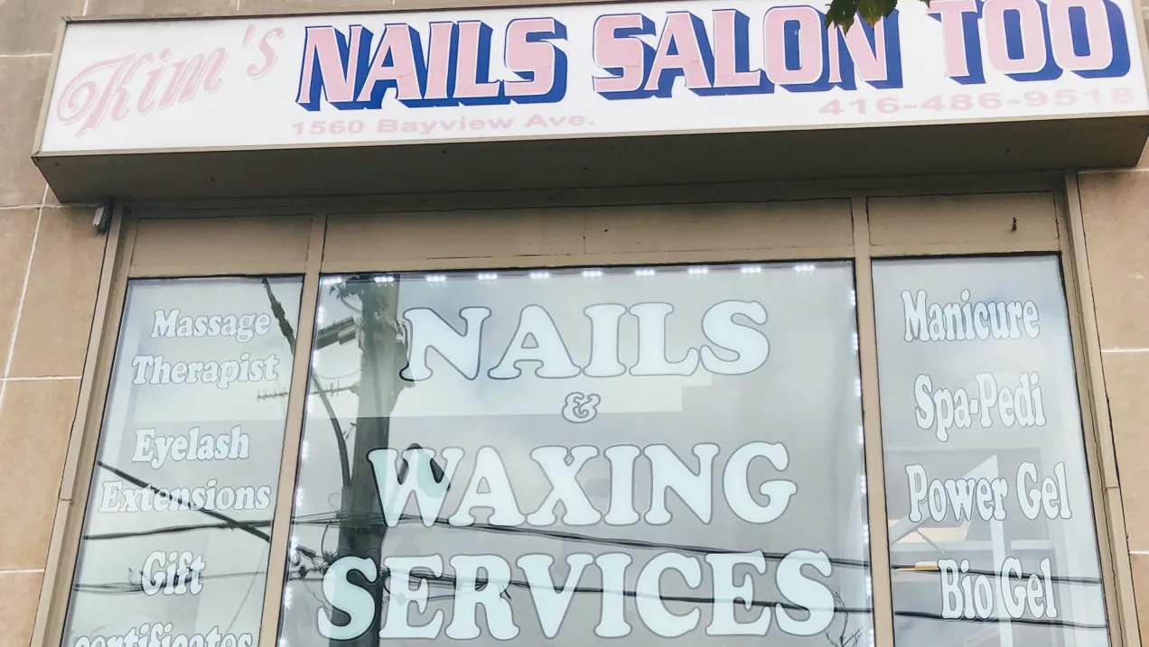 Kim's Nails Salon Too, beauty salon at 1560 Bayview Avenue in East York, Toronto