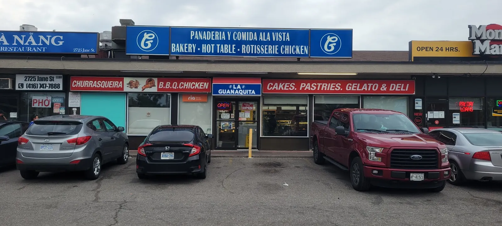La Guanaquita Bakery & Hot Food Take Out, bakery at 2725B Jane Street in North York, Toronto