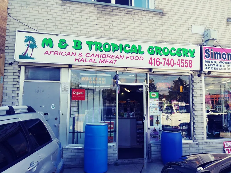 M&B Tropical Grocery, grocery shop at 351 Albion Road in Etobicoke, Toronto