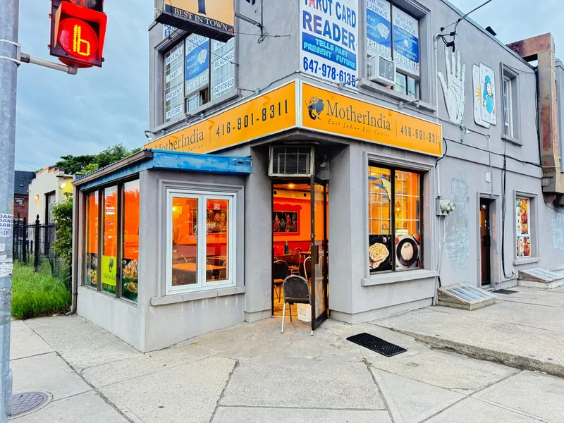 Mother India Roti, indian kitchen at 2542 Saint Clair Avenue West in York, Toronto