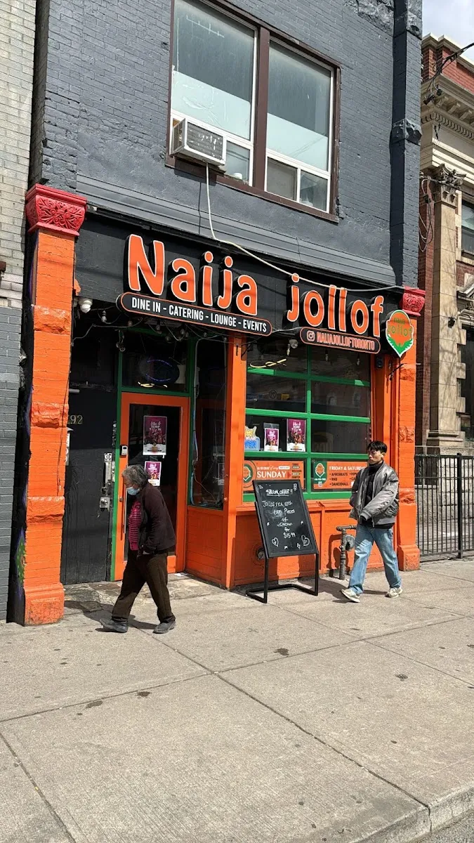Naija Jollof downtown Bathurst and Queen, african kitchen at 592 Queen Street West in Old Toronto, Toronto