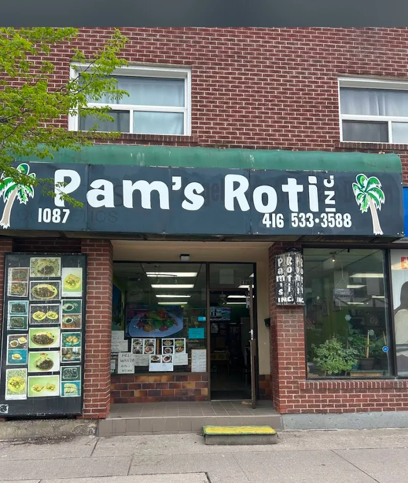 Pam's Roti, caribbean kitchen at 1089 Bloor Street West in Old Toronto, Toronto