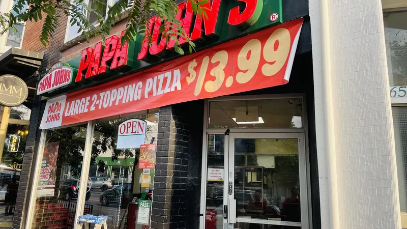 Papa Johns Pizza, italian kitchen at 653 College Street in Old Toronto, Toronto
