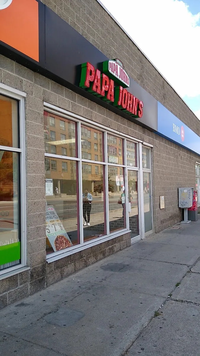 Papa Johns Pizza, italian kitchen at 605 Rogers Road in York, Toronto