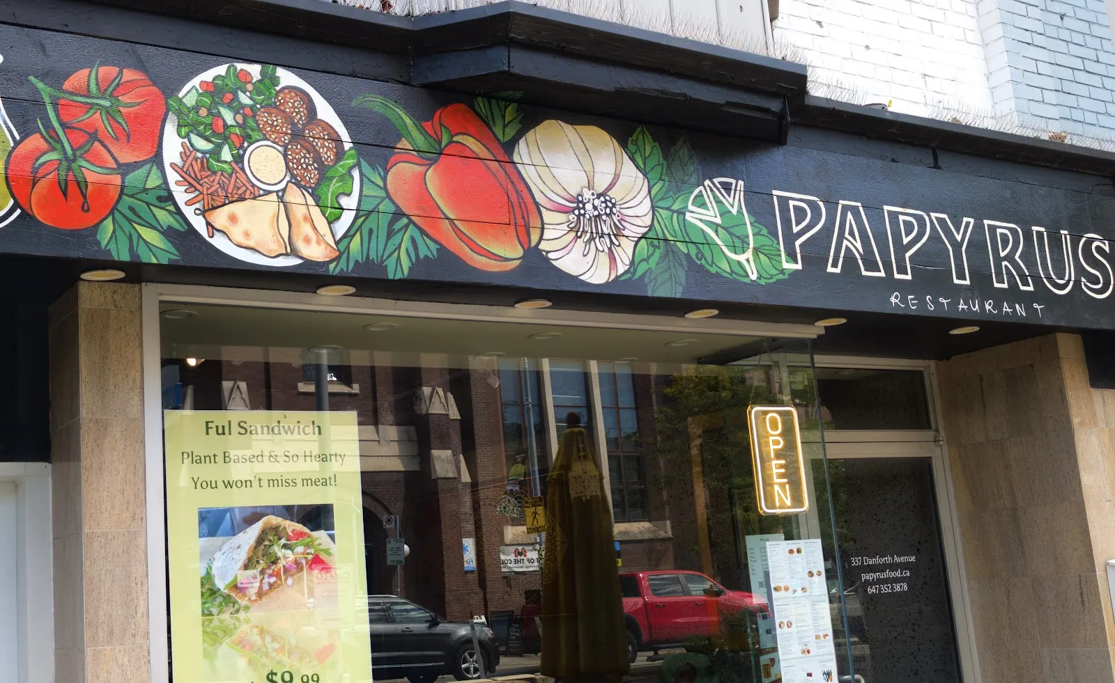 Papyrus, middle eastern kitchen at 337 Danforth Avenue in Old Toronto, Toronto