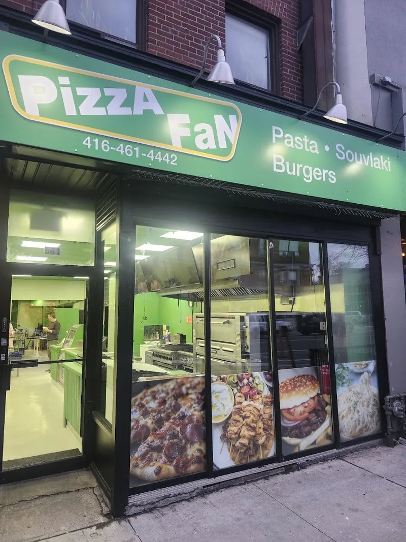 Pizza Fan, greek kitchen at 541 Danforth Avenue in Old Toronto, Toronto