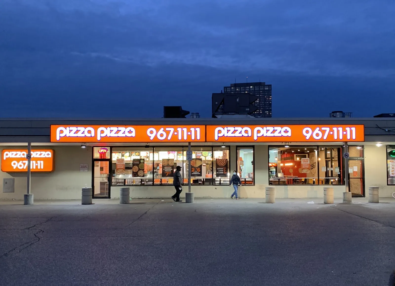 Pizza Pizza, italian kitchen at 45 Overlea Boulevard in East York, Toronto