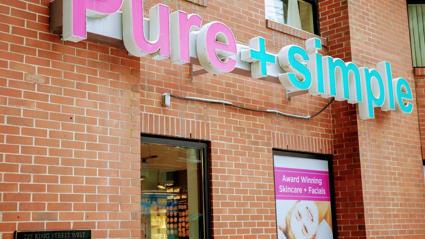 Pure + Simple, beauty salon at 725 King Street West in Old Toronto, Toronto