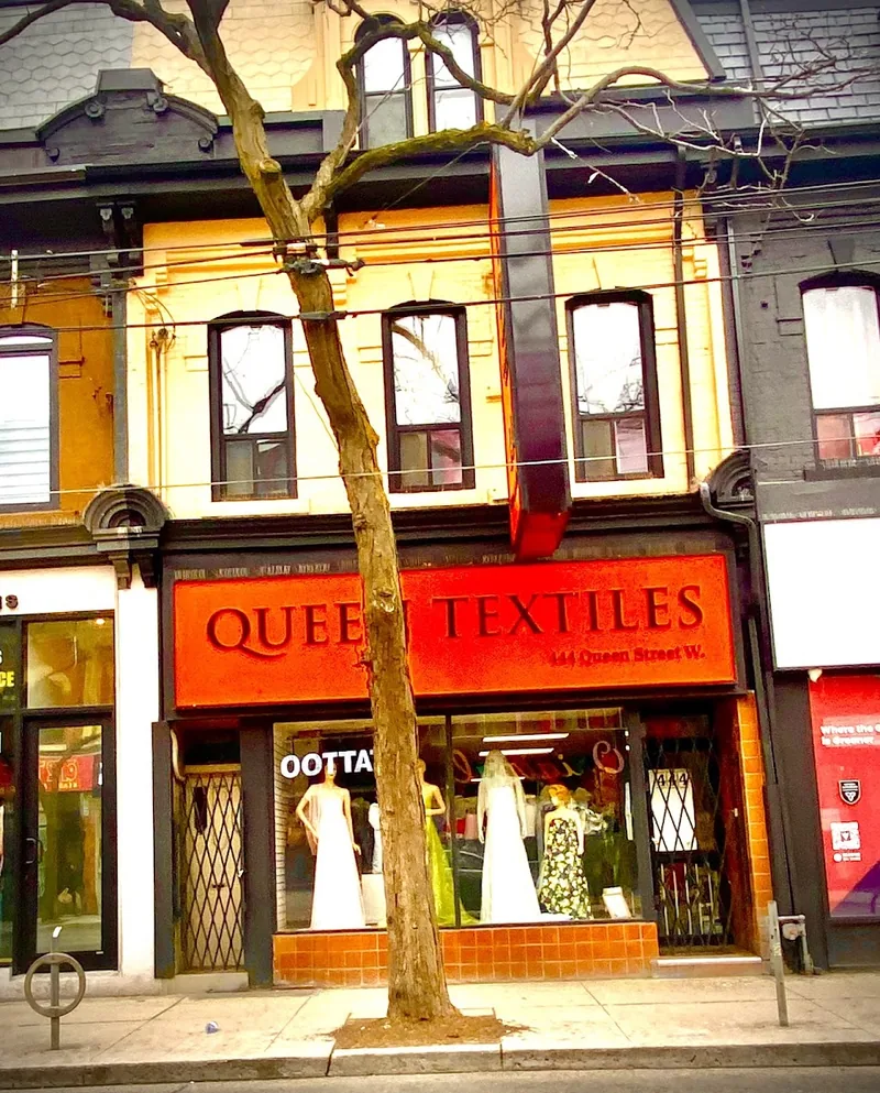 Queen Textiles, fabric and textiles at 444 Queen Street West in Old Toronto, Toronto