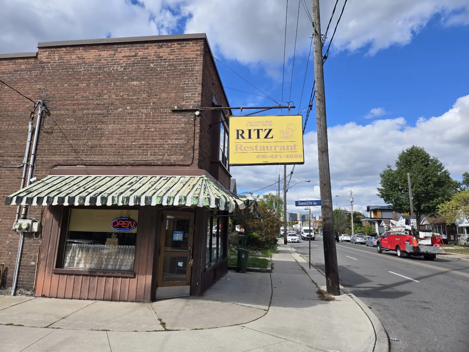 Ritz Restaurant, filipino kitchen at 310 Donlands Avenue in East York, Toronto