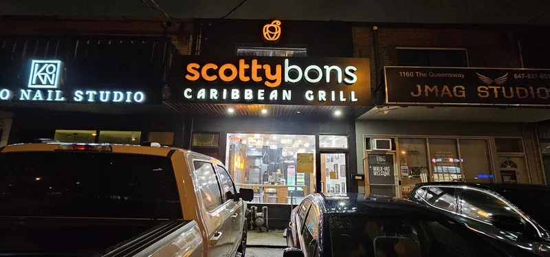 Scottybons Caribbean Grill, caribbean kitchen at 1162 The Queensway in Etobicoke, Toronto