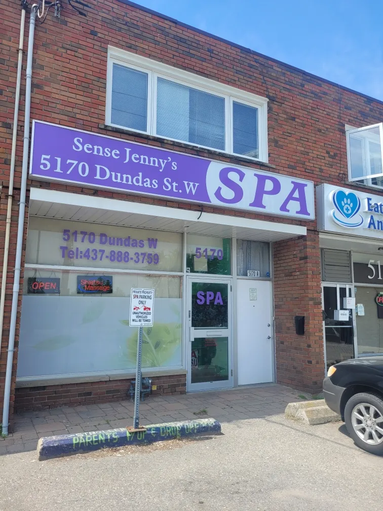 Sense Jenny’s Spa, beauty salon at 5170 Dundas Street West in Etobicoke, Toronto