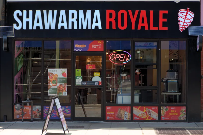 Shawarma Royale, middle eastern kitchen at 366 Yonge Street in Old Toronto, Toronto