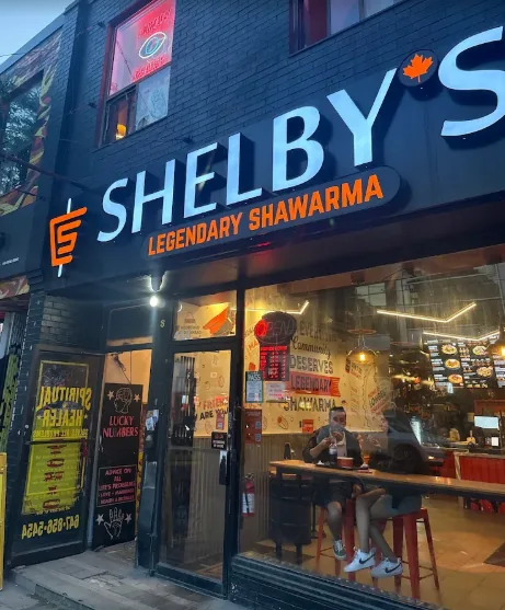 Shelby's Legendary Shawarma, middle eastern kitchen at 416 Queen Street West in Old Toronto, Toronto